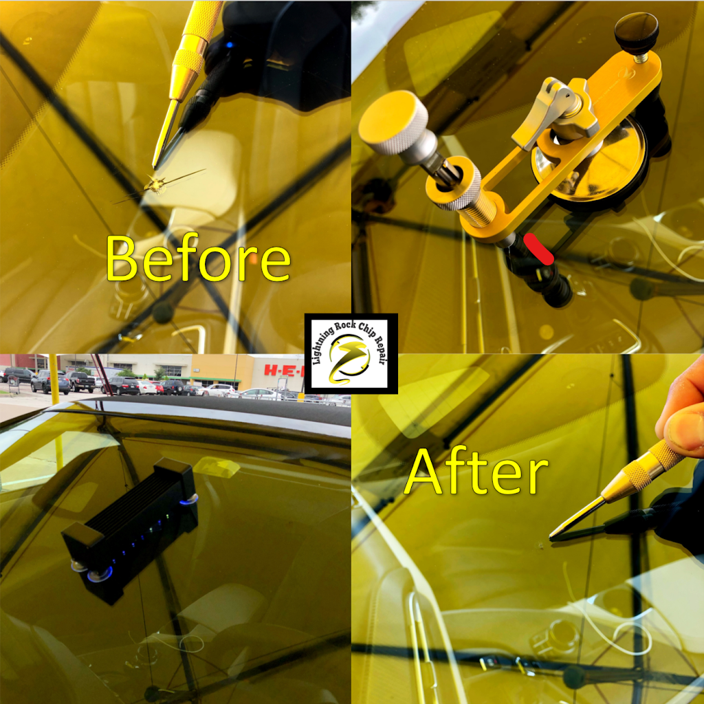 Lightning Rock Chip Repair - Windshield Repair Houston | 10100 Beechnut St, Houston, TX 77072, USA | Phone: (832) 224-3868