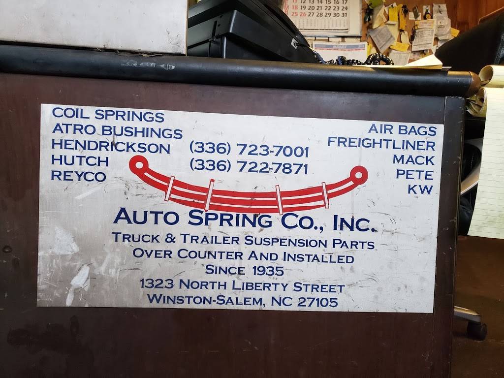Auto Spring Co | 1323 N Liberty St, Winston-Salem, NC 27105, USA | Phone: (336) 723-7001