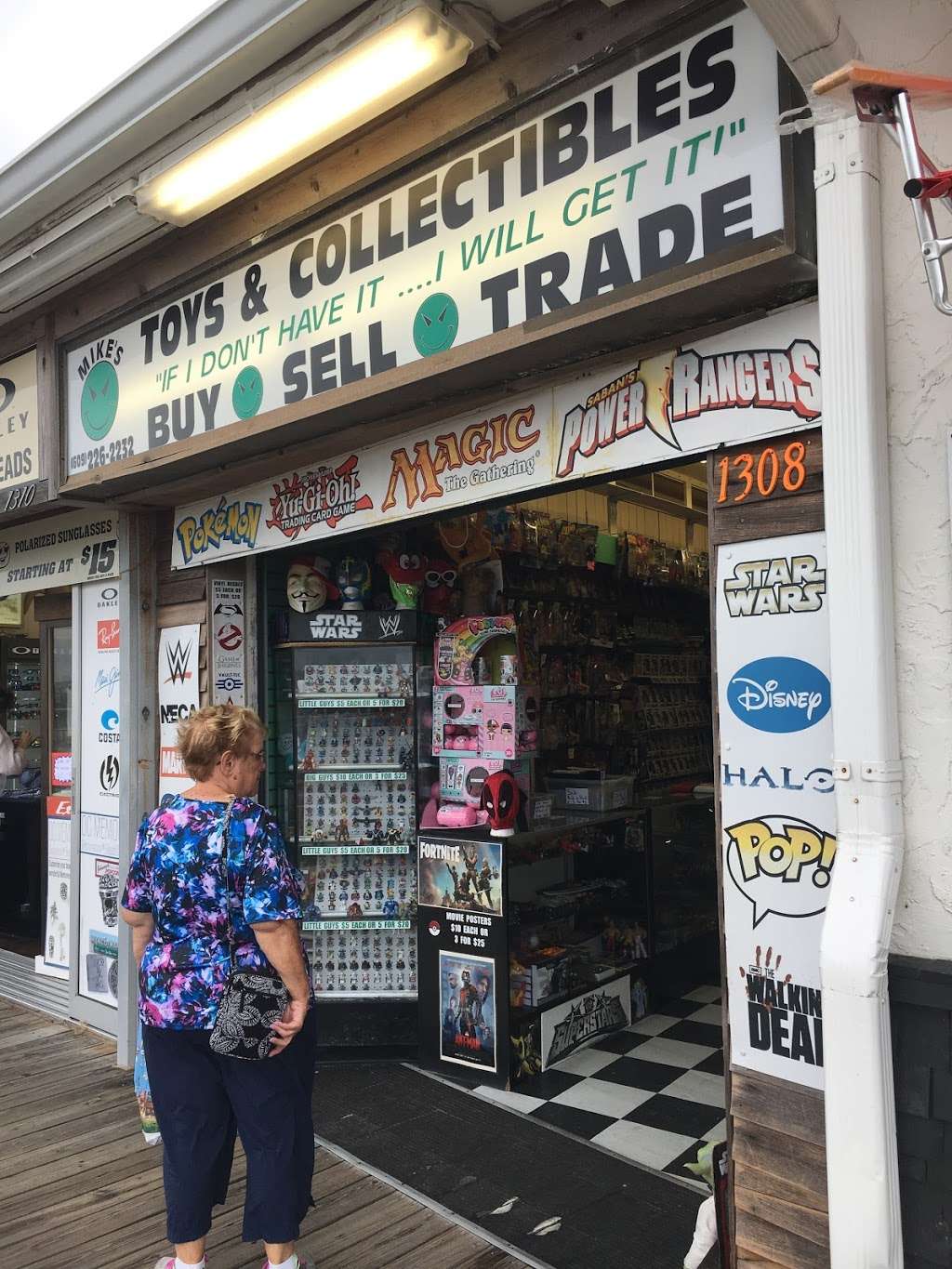 Mikes Toys and Collectibles | 1308 Boardwalk, Ocean City, NJ 08226, USA | Phone: (609) 553-7216