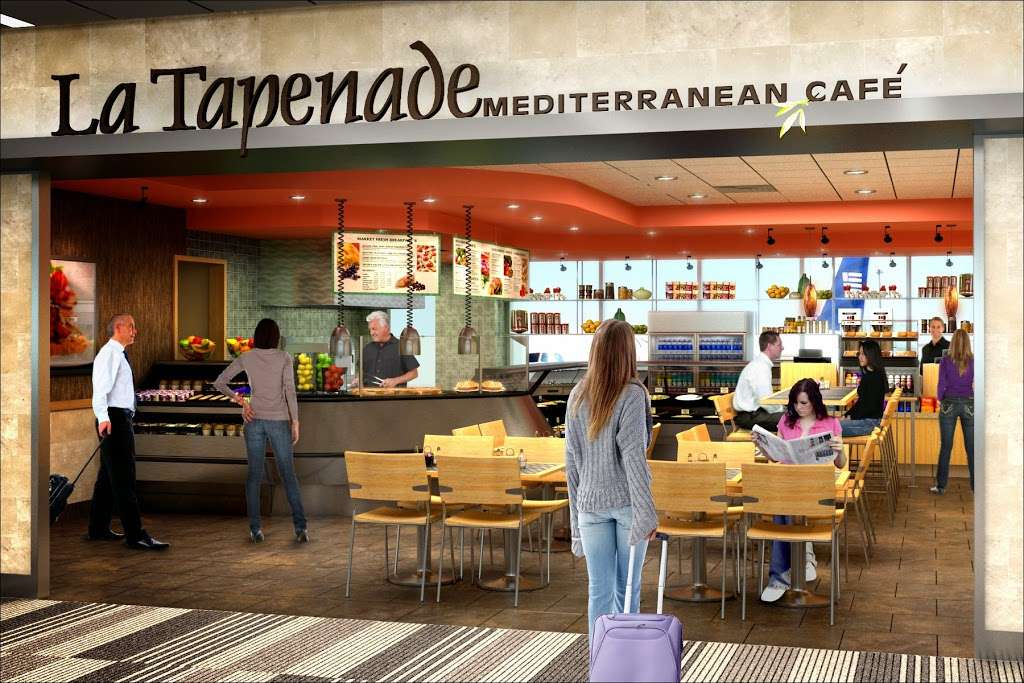 La Tapenade Mediterranean Café | 2800 N Terminal Rd, Houston, TX 77032, USA | Phone: (281) 233-3684