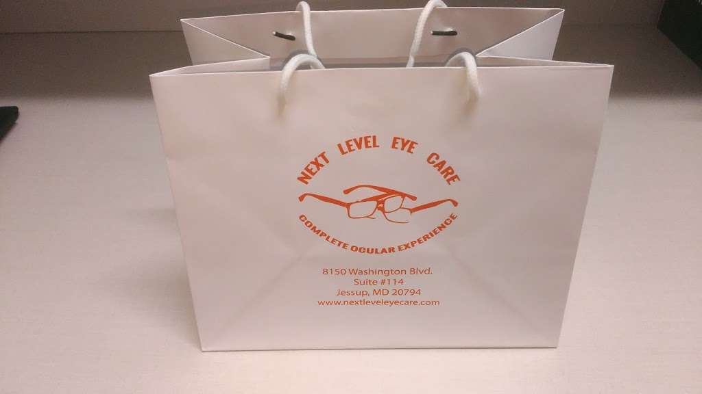 Next Level Eye Care | 8150 Washington Blvd Suite 114, Jessup, MD 20794 | Phone: (410) 904-7701