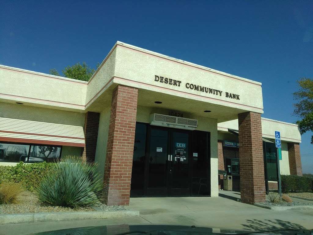 Desert Community Bank | 10474 Rancho Rd, Adelanto, CA 92301, USA | Phone: (760) 246-3451