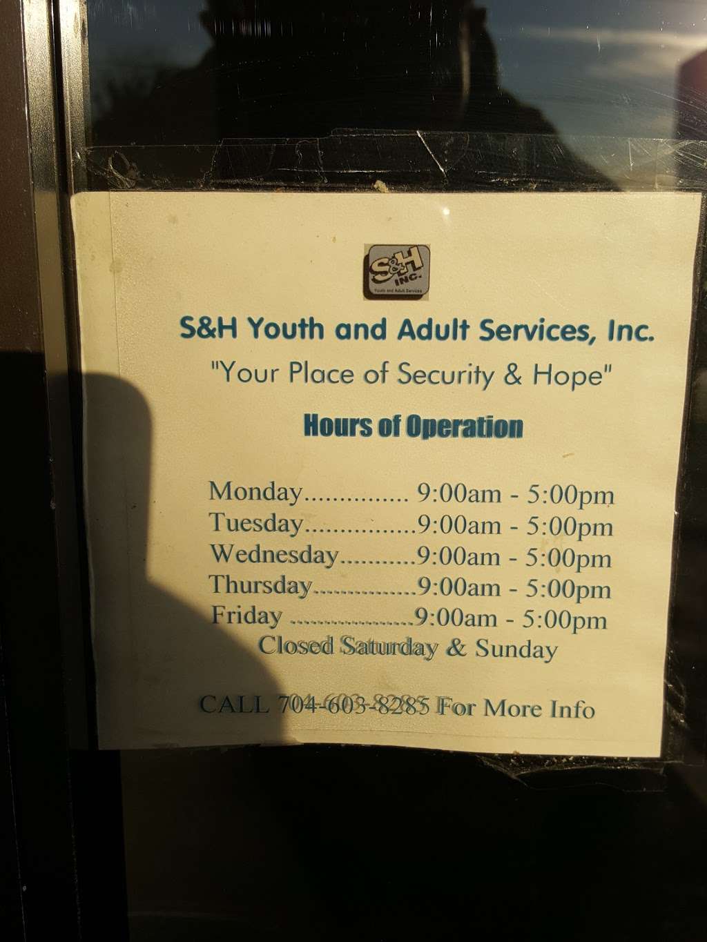 S&H Youth and Adult Services | 714 S Main St, Salisbury, NC 28144, USA | Phone: (866) 496-3651