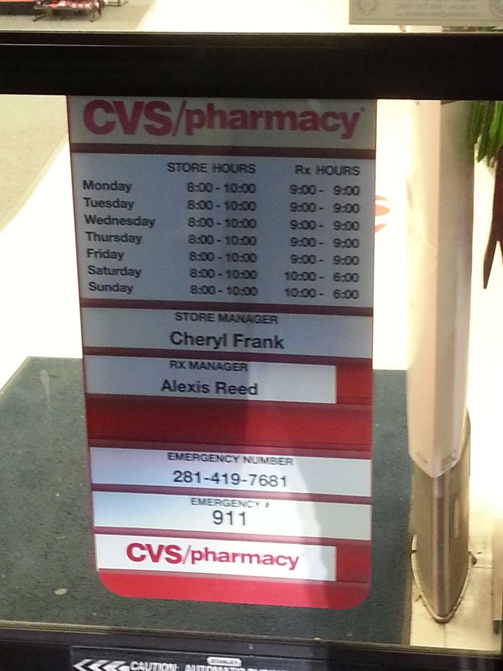 CVS | 6700 Woodlands Pkwy, The Woodlands, TX 77382, USA | Phone: (281) 419-7681