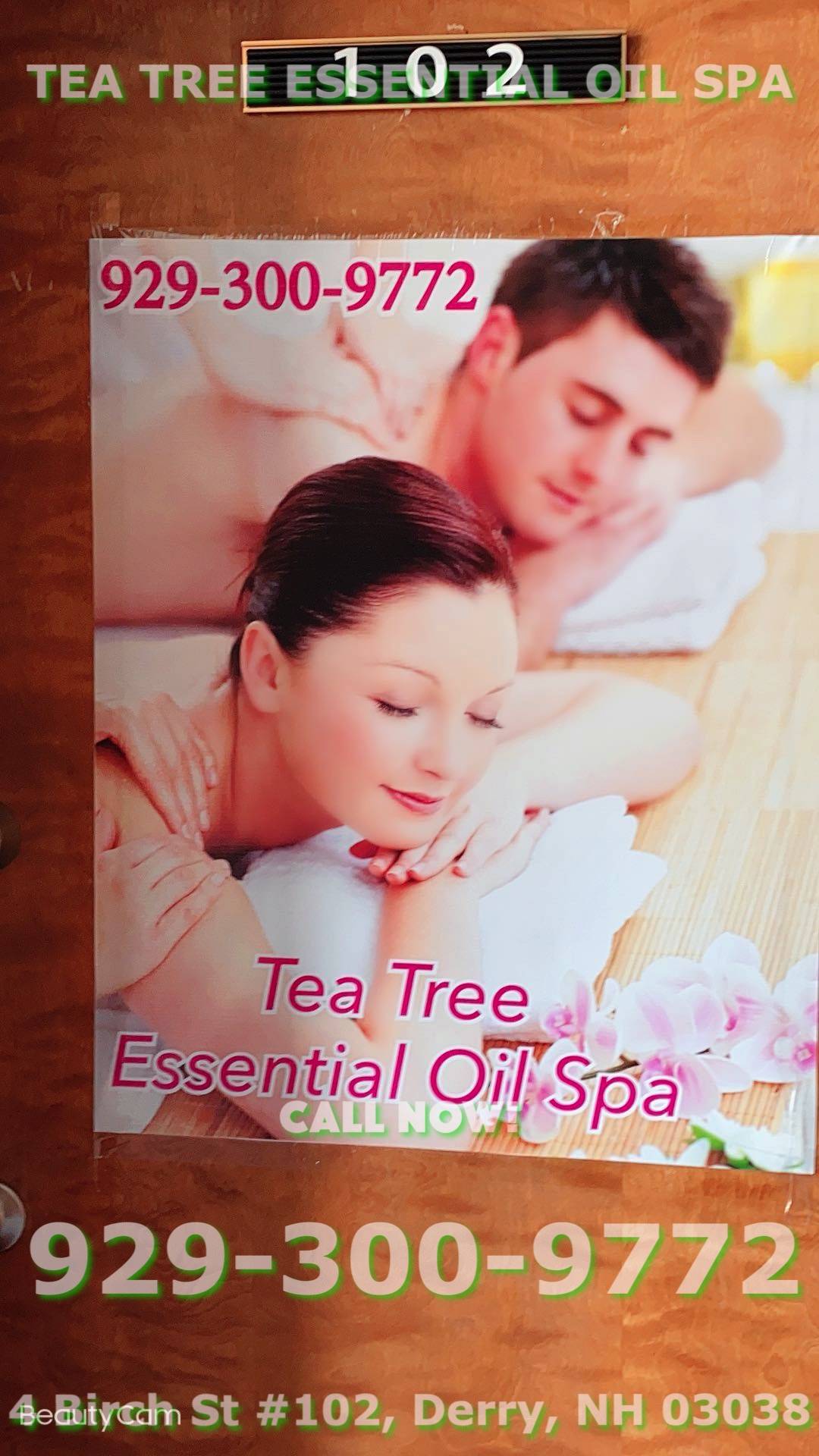 Tea Tree Essential Oil Spa | 4 Birch St Unit 102, Derry, NH 03038, United States | Phone: (929) 300-9772