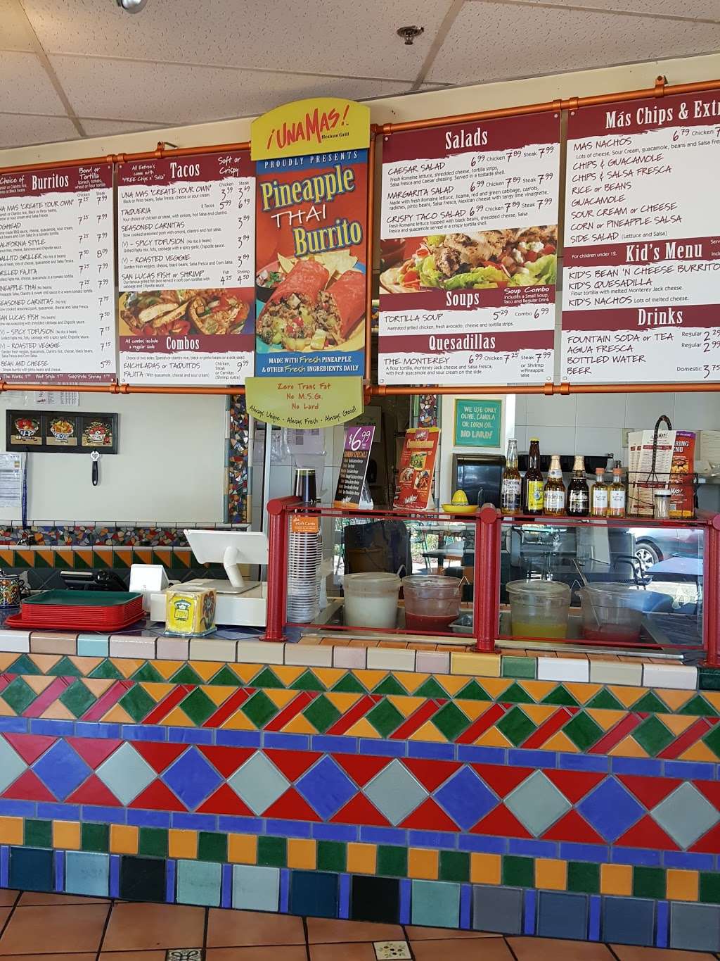 Una Mas Mexican Grill | 224 Redwood Shores Pkwy, Redwood City, CA 94065, USA | Phone: (650) 654-4690