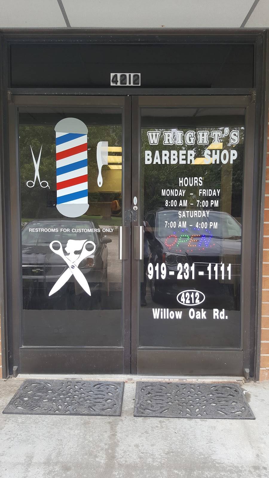 Wrights Barbershop | 4212 Willow Oak Rd, Raleigh, NC 27604, USA | Phone: (919) 231-1111