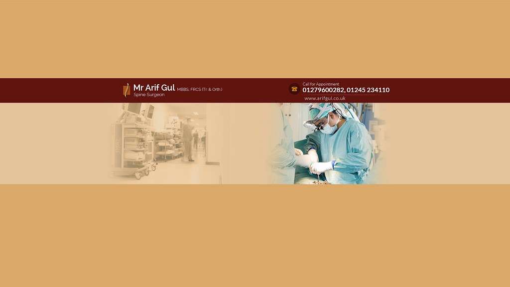 Mr. Arif Gul - Spine Surgeon | High Wych Road, Rivers Hospital, Sawbridgeworth CM21 0HH, UK | Phone: 01279 600282