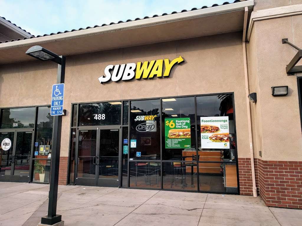 Subway Restaurants | 488 Mowry Ave, Fremont, CA 94536, USA | Phone: (510) 574-0906
