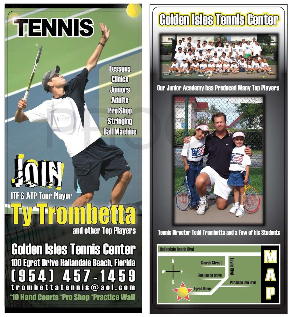 Trombetta Tennis Academy | 100 Egret Dr, Hallandale Beach, FL 33009, USA | Phone: (954) 457-1459
