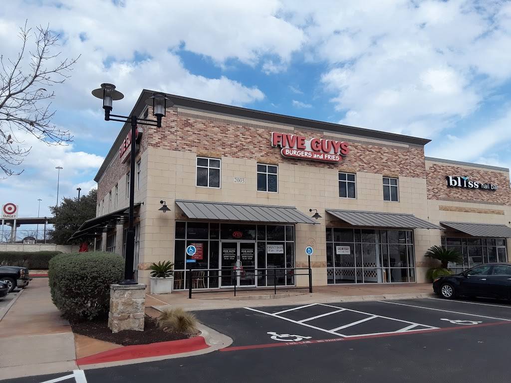 Five Guys | 3107 S IH 35 Frontage Rd Suite 750, Round Rock, TX 78664, USA | Phone: (512) 246-7193