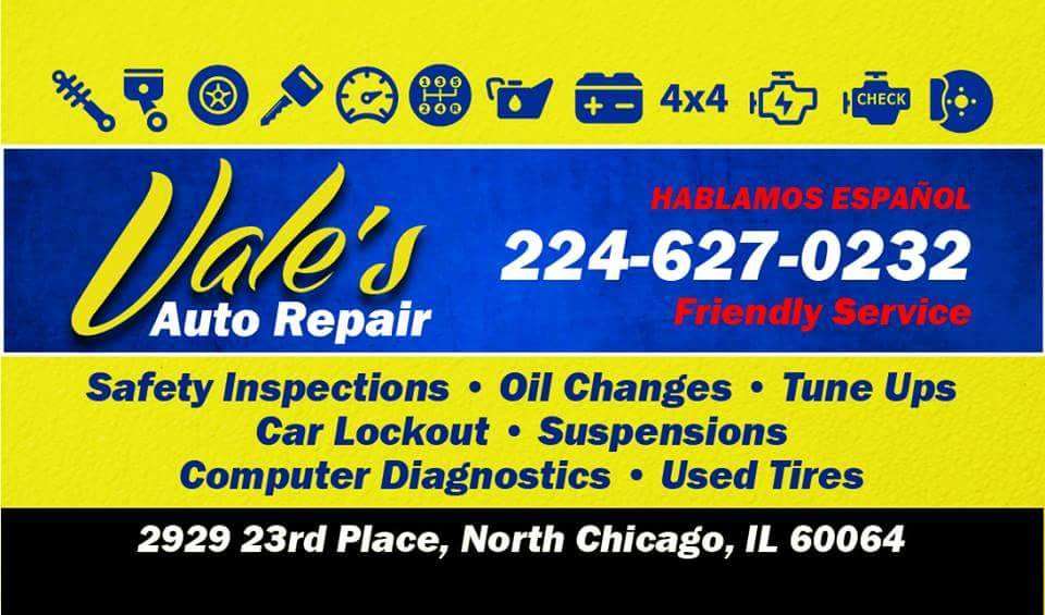 Vales Auto Repair | 2929 23rd Pl, North Chicago, IL 60064, USA | Phone: (224) 627-0232