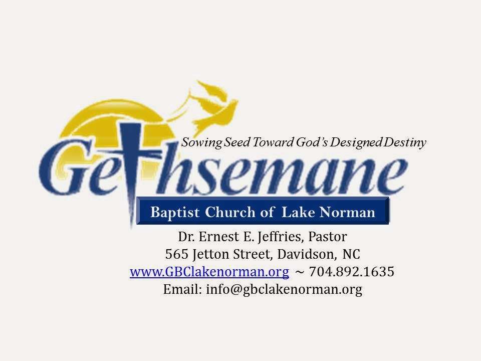 Gethsemane Baptist Church | 565 Jetton St, Davidson, NC 28036, USA | Phone: (704) 892-1635