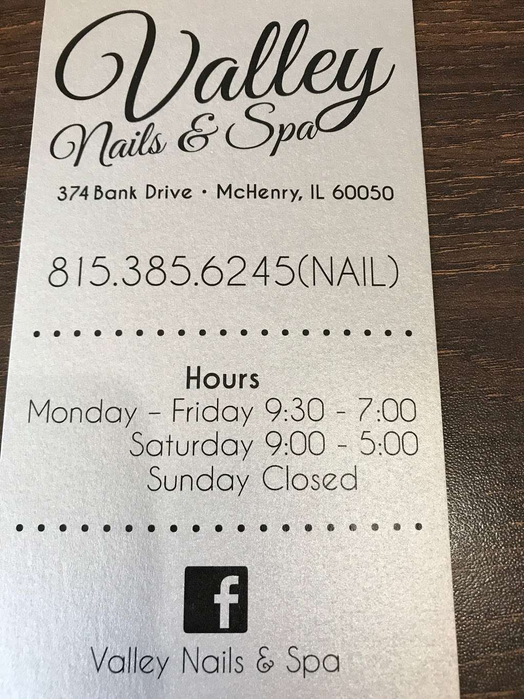 Valley Nails & Spa | 374 Bank Dr, McHenry, IL 60050 | Phone: (815) 385-6245