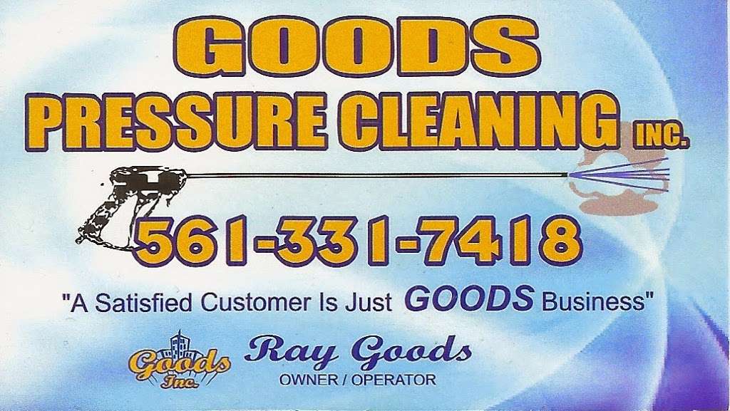 Goods Pressure Cleaning, Inc. | 2006 Ware Dr, West Palm Beach, FL 33409, USA | Phone: (561) 331-7418