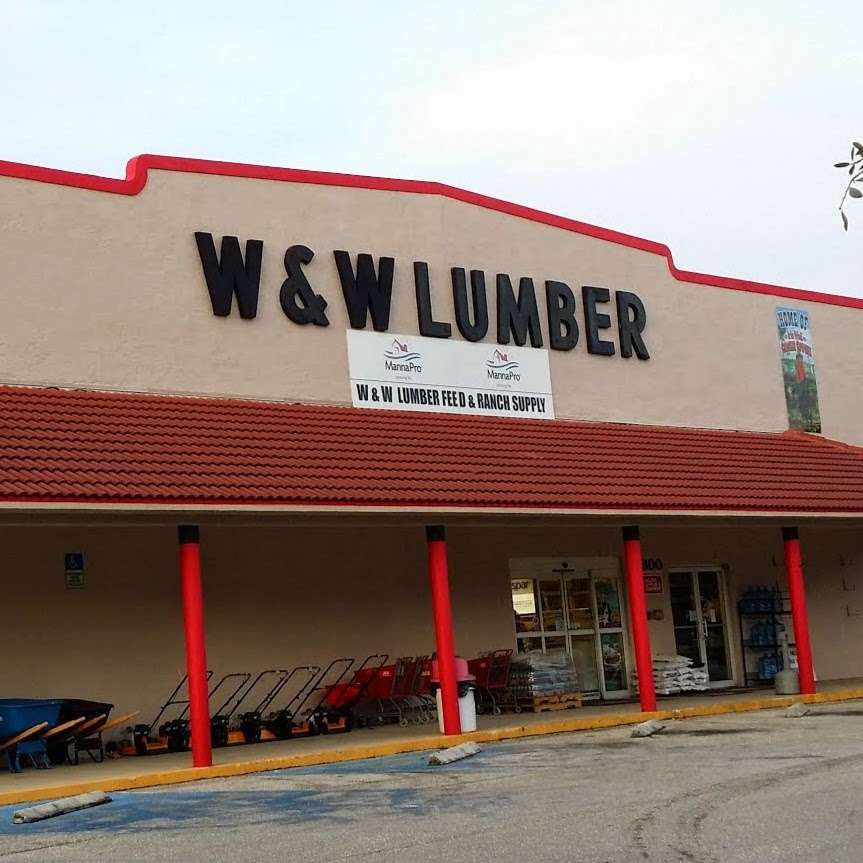 W & W Lumber | 16500 SW Warfield Blvd, Indiantown, FL 34956, USA | Phone: (772) 597-3506