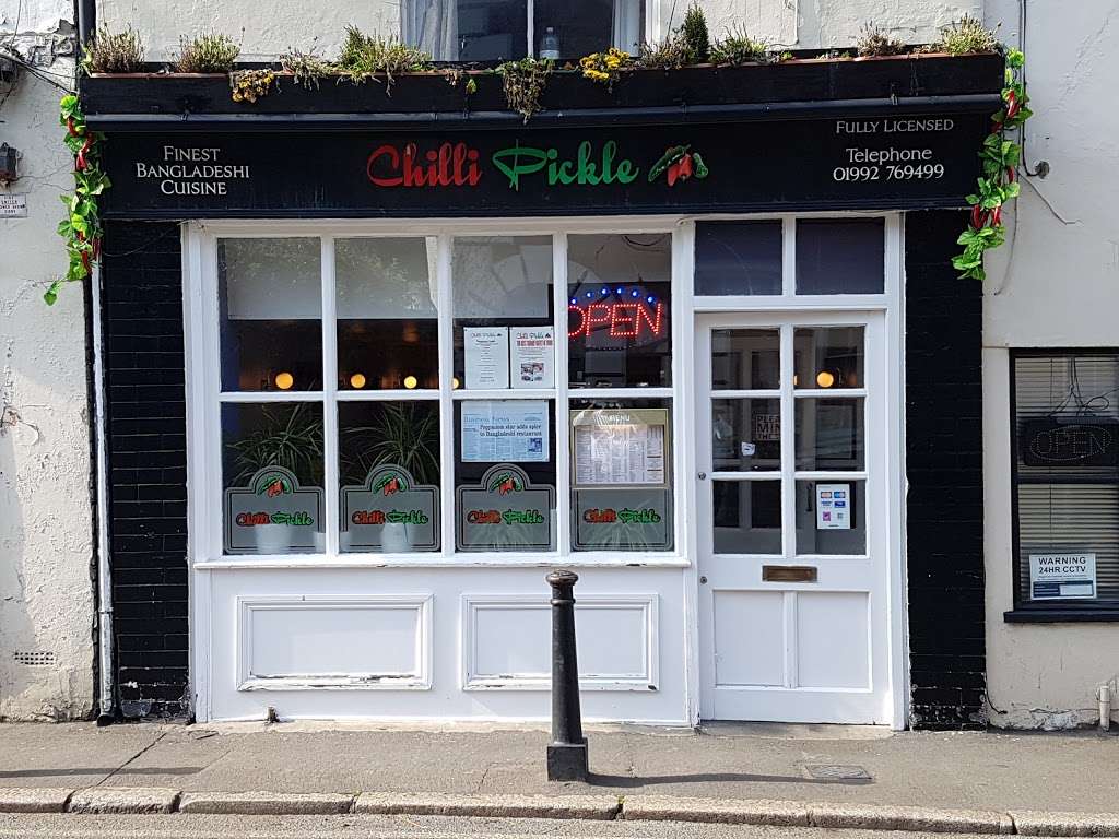 Chilli Pickle | 40 Highbridge St, Waltham Abbey EN9 1BS, UK | Phone: 01992 769499