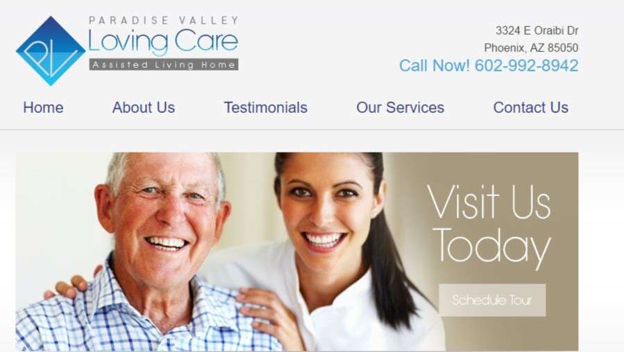 Paradise Valley Loving Care | 3324 E Oraibi Dr, Phoenix, AZ 85050, USA | Phone: (602) 410-8933