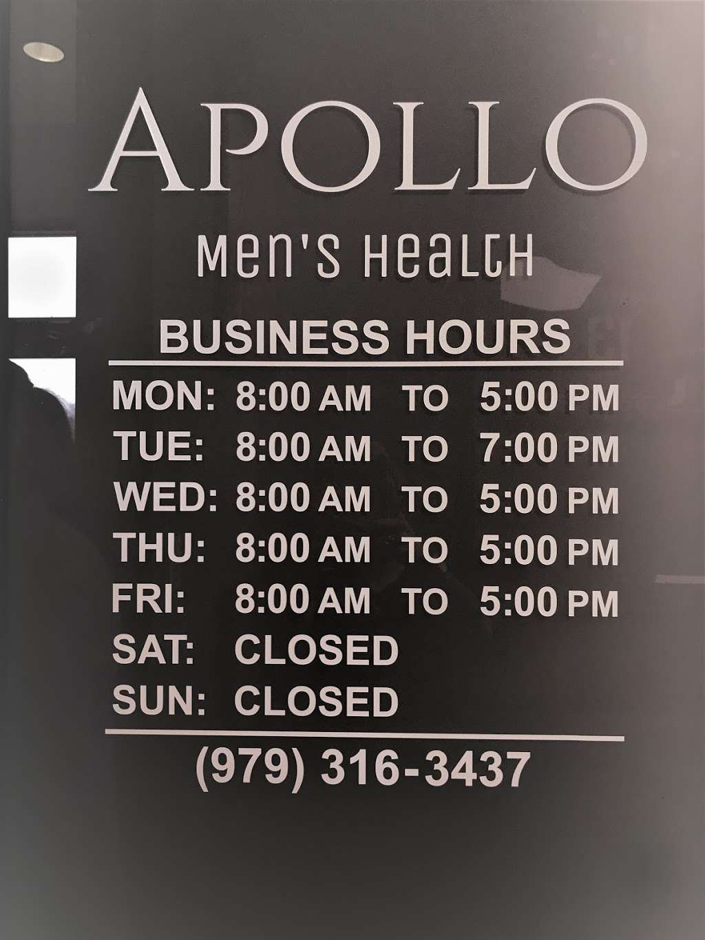 Apollo Mens Health | 190 Abner Jackson Pkwy #110, Lake Jackson, TX 77566 | Phone: (979) 316-3437