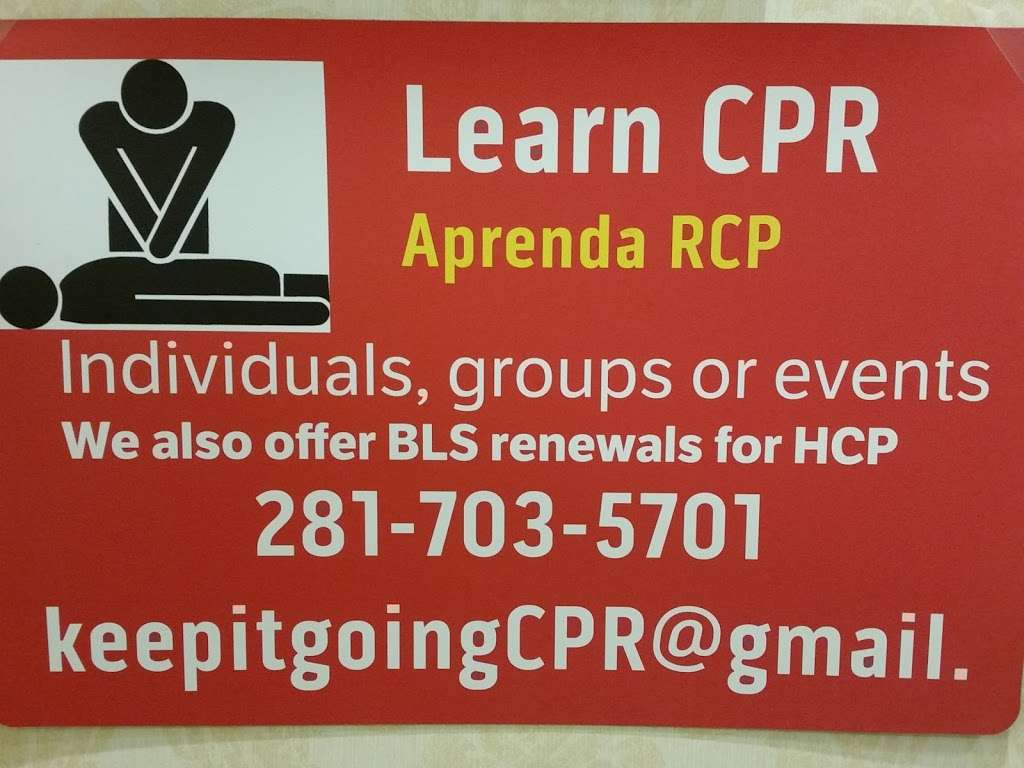 Keep It Going CPR | 300-310 Barker Cypress Rd, Houston, TX 77094, USA | Phone: (281) 703-5701