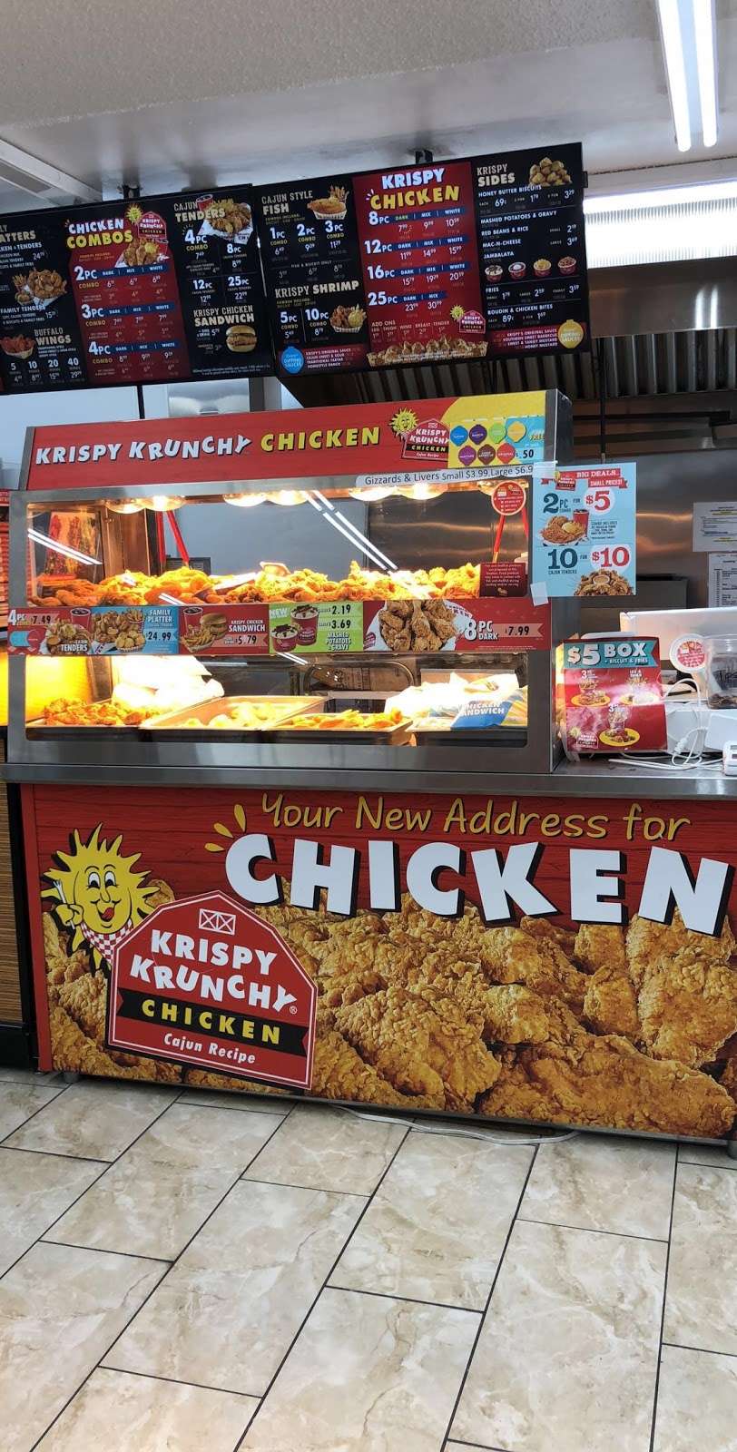 Krispy Krunchy Chicken @ Outpost Citgo | 1950 W Park Ave, Edgewater, FL 32132, USA | Phone: (386) 426-8806