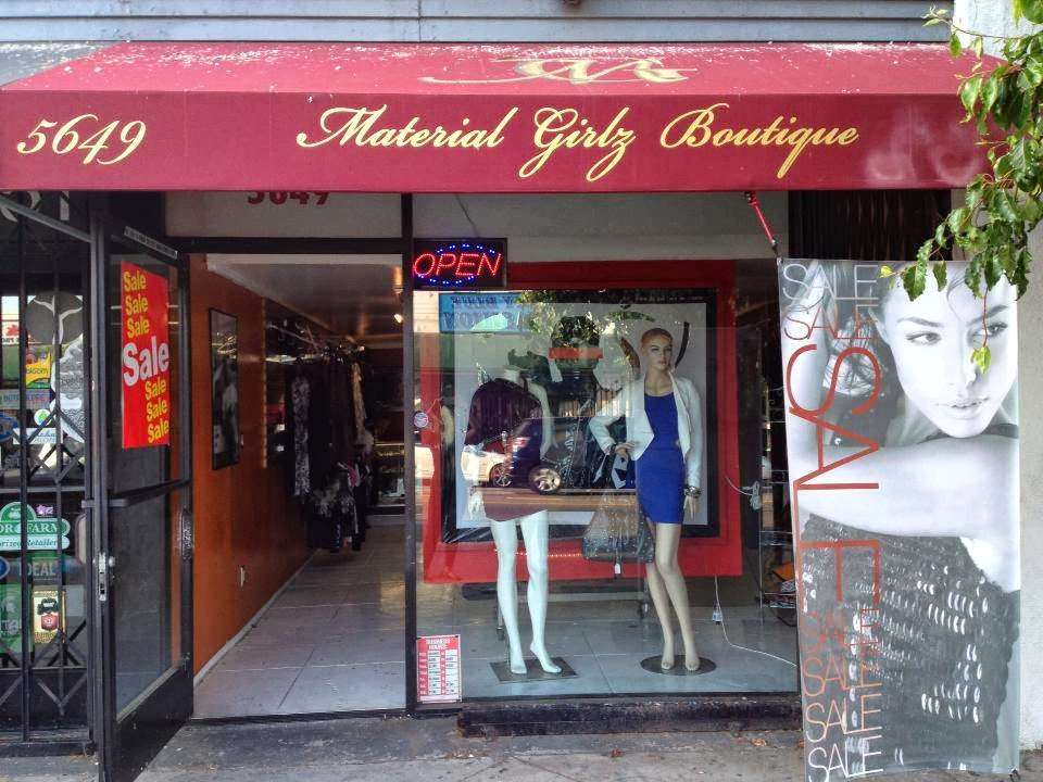 Material Girlz Boutique | 5649 Hollywood Blvd, Hollywood, CA 90028, USA | Phone: (310) 739-0286