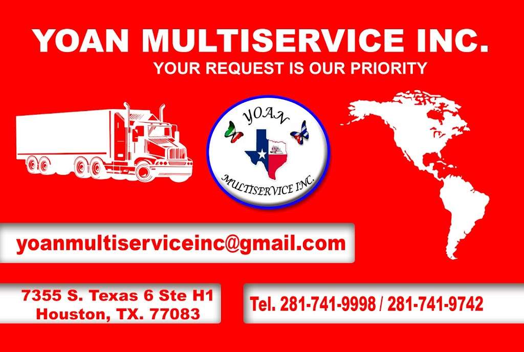 YOAN MULTISERVICE INC | 7355 S Texas 6, Houston, TX 77083, USA | Phone: (281) 741-9998