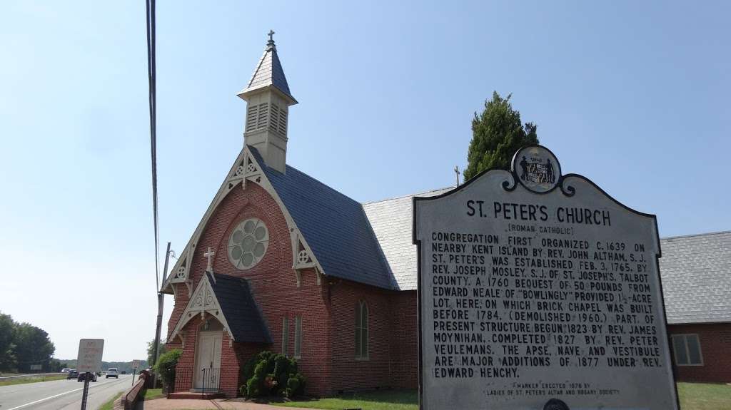 St Peters Catholic Church | 5319 Ocean Gateway, Queenstown, MD 21658 | Phone: (410) 827-8404