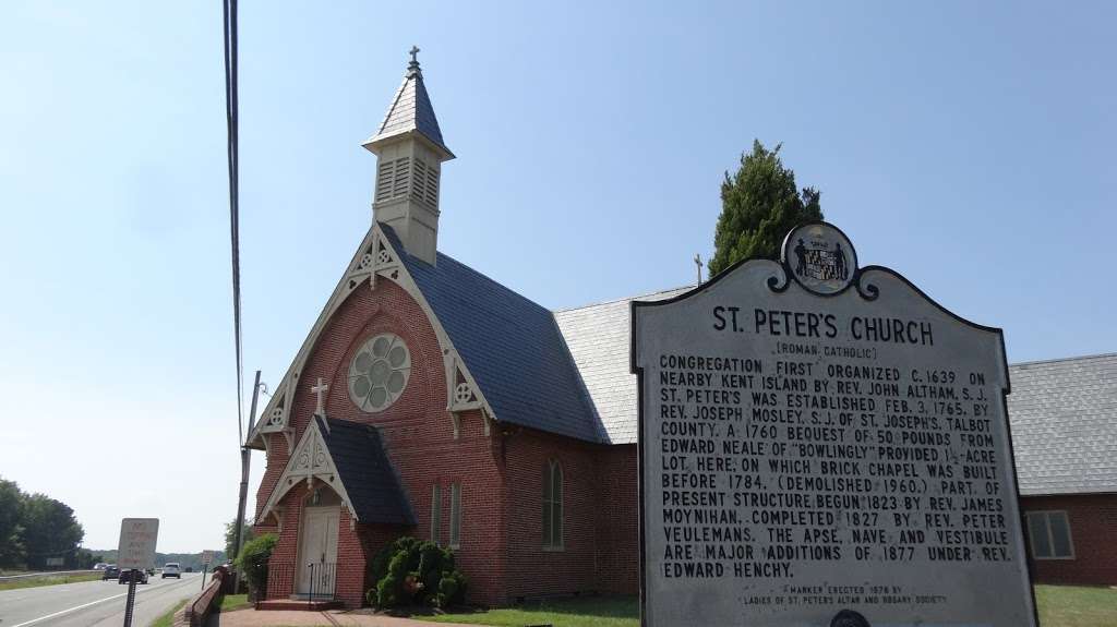 St Peters Catholic Church | 5319 Ocean Gateway, Queenstown, MD 21658, USA | Phone: (410) 827-8404