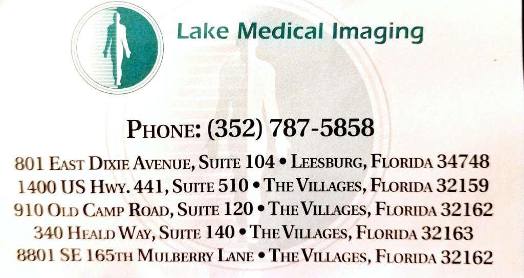 Lake Medical Imaging At Colony Plaza | 340 Heald Way #140, The Villages, FL 32163, USA | Phone: (352) 435-6860