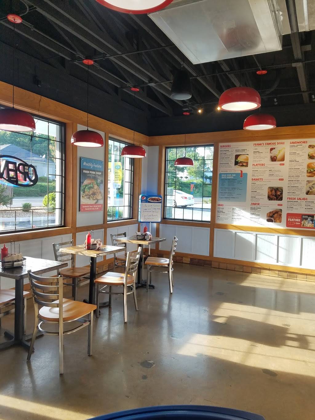 Zesto Burgers & Ice Cream | 2600 New Walkertown Rd, Winston-Salem, NC 27101, USA | Phone: (336) 793-5548