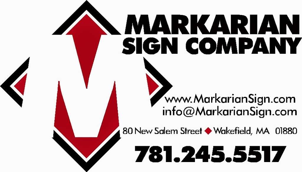 Markarian Sign Co. | 87 New Salem St, Wakefield, MA 01880, USA | Phone: (781) 245-5517