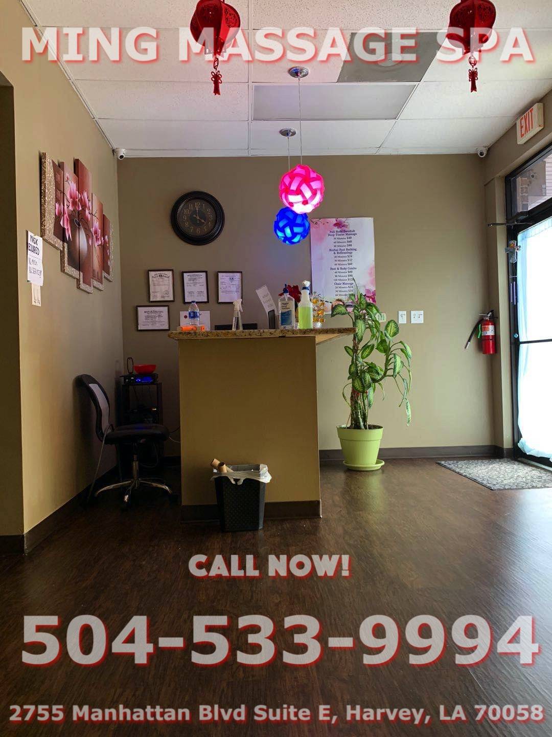 Ming Massage Spa | 2755 Manhattan Blvd Suite E, Harvey, LA 70058, United States | Phone: (504) 533-9994