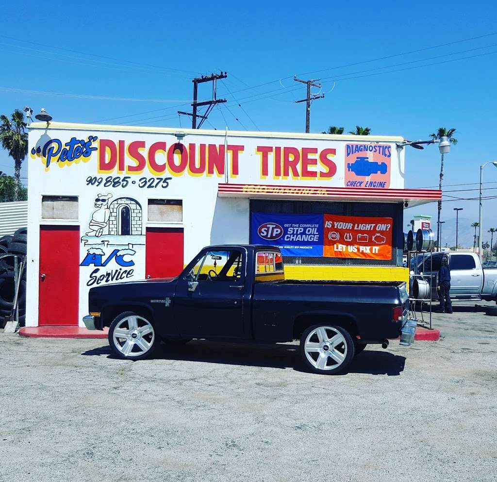 Petes Discount Tires & Wheels | 1610 W Base Line St, San Bernardino, CA 92411, USA | Phone: (909) 885-3275