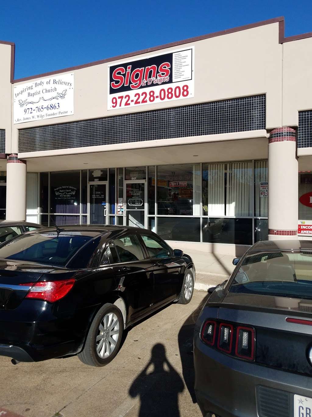 Signs & DSigns | 1223 E Belt Line Rd #120, DeSoto, TX 75115, USA | Phone: (972) 228-0808