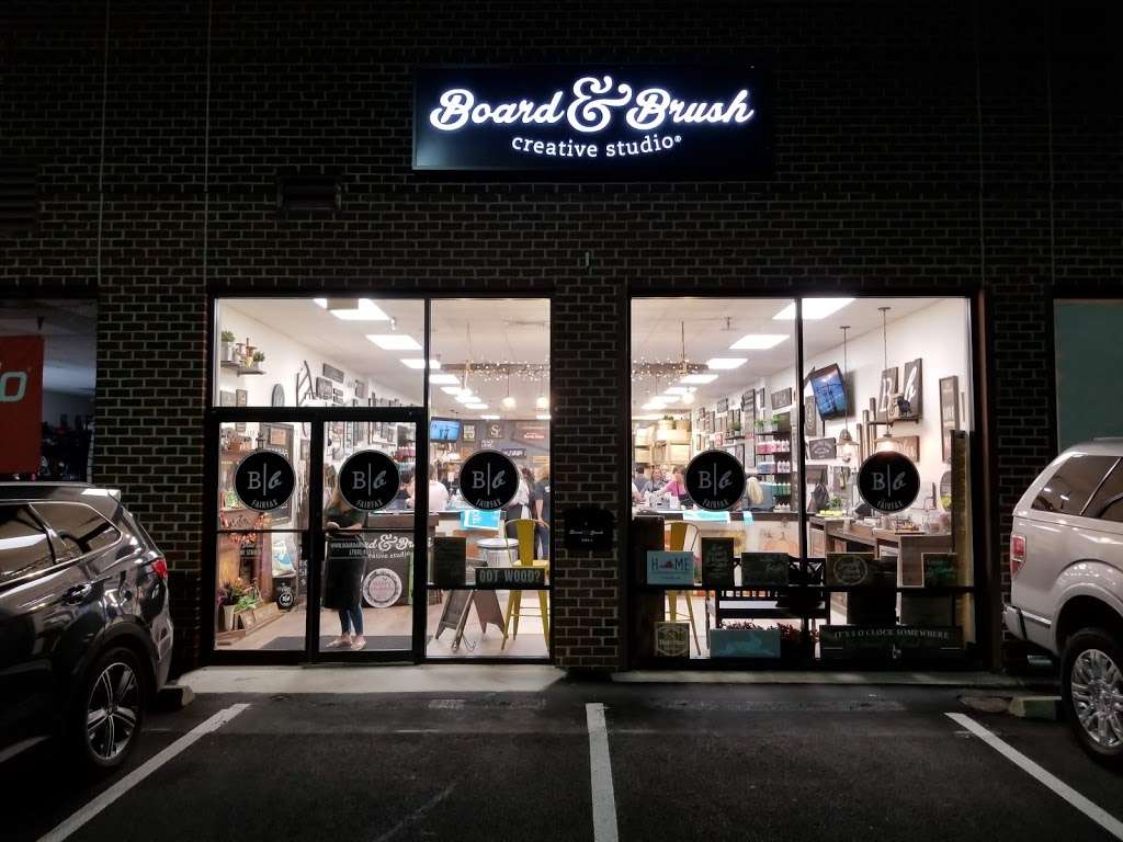 Board & Brush Fairfax | 11215 Lee Hwy Suite J, Fairfax, VA 22030, USA | Phone: (703) 434-0528