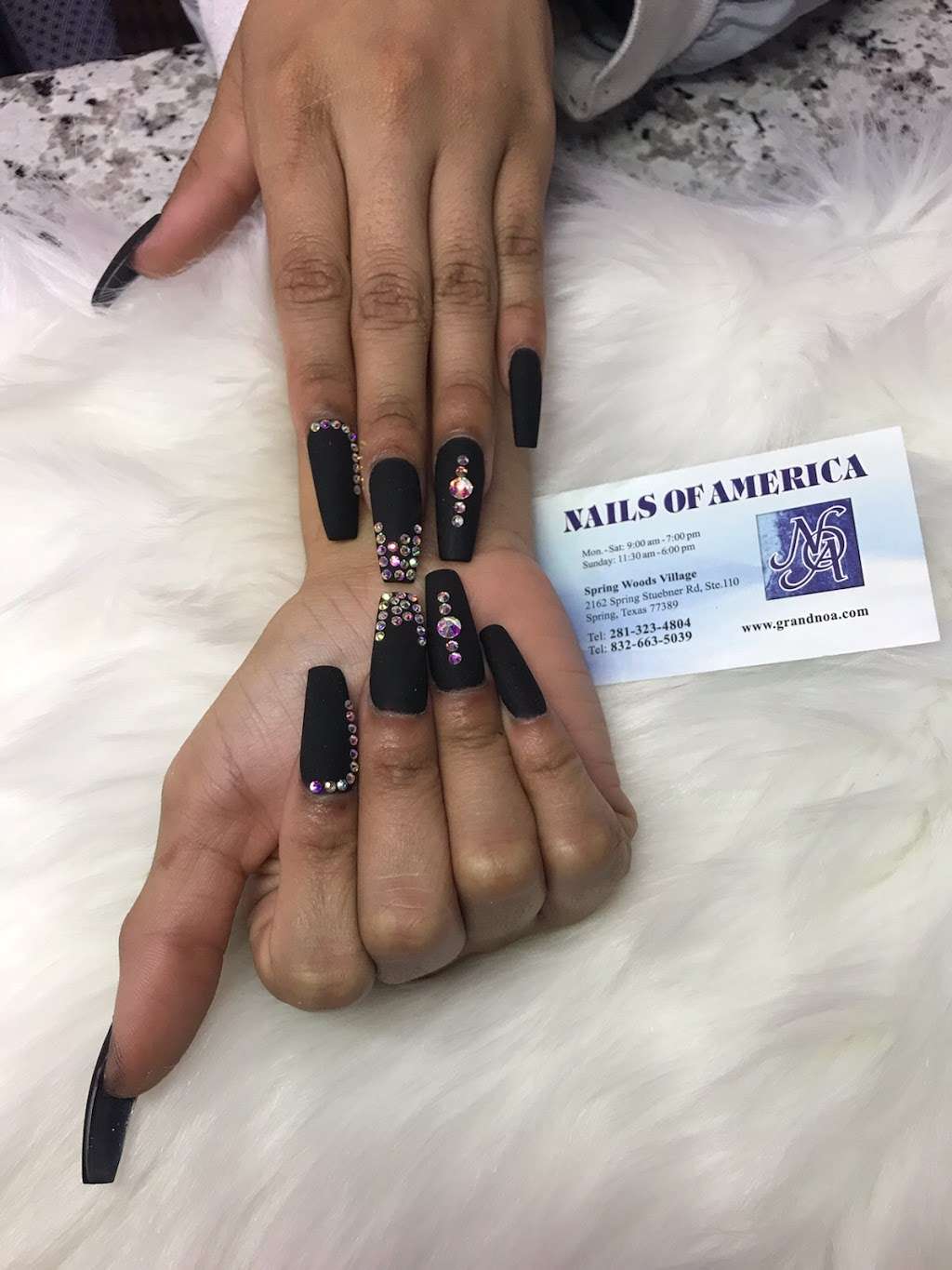 Nails of America Spring | 2162 Spring Stuebner Rd, Spring, TX 77389 | Phone: (281) 323-4804