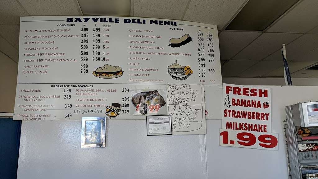 Bayville Deli | 517 Atlantic City Blvd # A, Bayville, NJ 08721 | Phone: (732) 606-9906