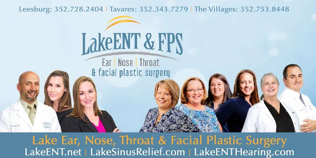 Lake ENT & Facial Plastic Surgery | 1501 US-441 N. Suite 1402, The Villages, FL 32159, USA | Phone: (352) 753-8448
