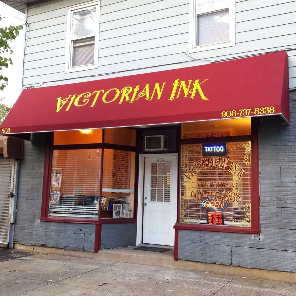 Victorian Ink | 803 Bayway Ave, Elizabeth, NJ 07202, USA | Phone: (908) 737-8338