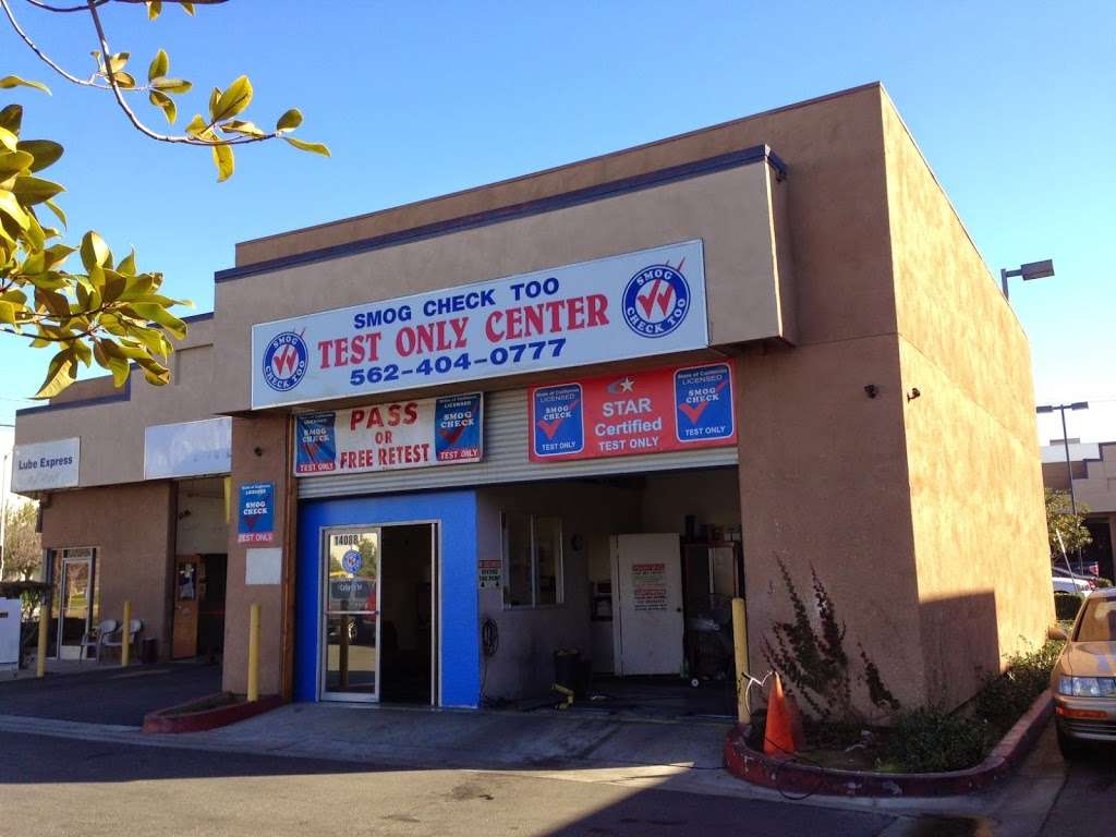 Smog Check Too Test Only Center | 14088 Rosecrans Ave, Santa Fe Springs, CA 90670, USA | Phone: (562) 404-0777