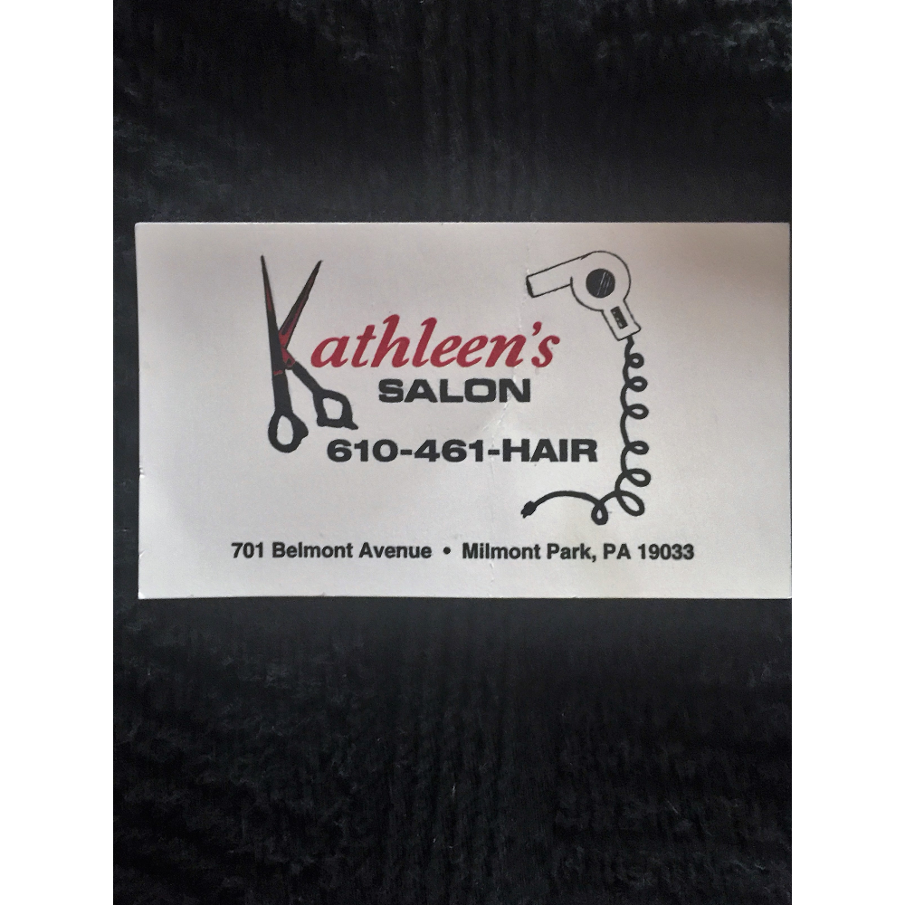 Kathleens Salon | 701 Belmont Ave, Folsom, PA 19033 | Phone: (610) 461-4247