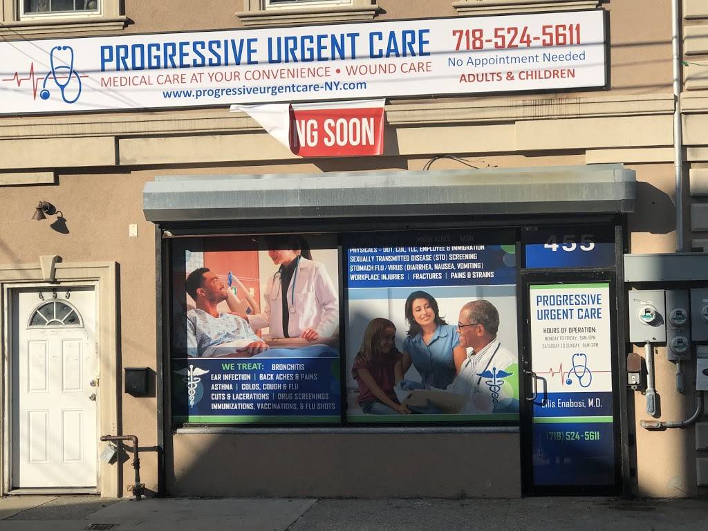 Progressive Urgent Care | 455 Jersey St, Staten Island, NY 10301, USA | Phone: (718) 524-5611