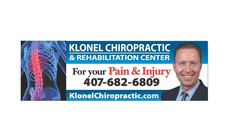 Klonel Chiropractic & Rehabilitation Center | 462 W Central Pkwy, Altamonte Springs, FL 32714 | Phone: (407) 682-6809