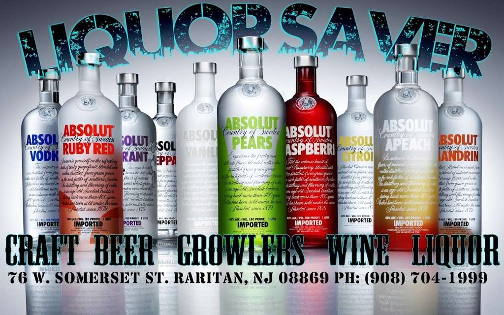 Liquor Saver | 76 W Somerset St, Raritan, NJ 08869, USA | Phone: (908) 704-1999