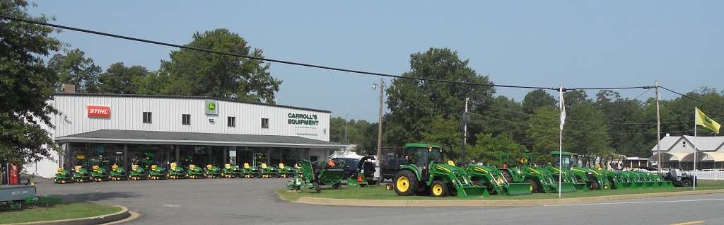 Carrolls Equipment | 17723 Three Notch Rd, Dameron, MD 20628, USA | Phone: (301) 872-5553