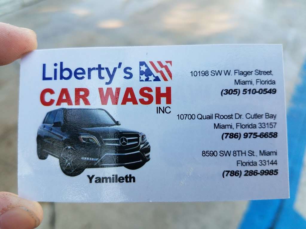 Libertys Car Wash | 10198 W Flagler St, Miami, FL 33174, USA | Phone: (305) 510-0549