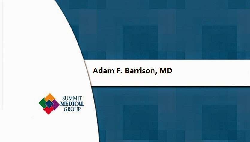 Adam F. Barrison, MD | Bensley Pavilion, 1, Diamond Hill Rd 4th floor, Berkeley Heights, NJ 07922, USA | Phone: (908) 277-8940