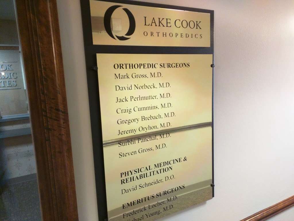 Lake Cook Orthopedics 27401 W State Rte 22 Suite 125 Barrington Il 60010 Usa