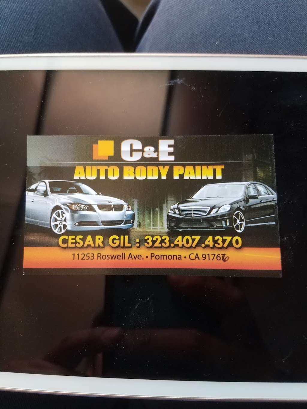 C&E auto body paint | 11253 Roswell Ave, Pomona, CA 91767, USA | Phone: (323) 407-4370